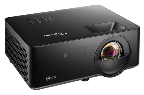 Videoproiectoare laser și cu lampă, pentru orice sală - Videoproiector 4led OPTOMA GT2200HDR Short Throw, Full HD 1920 x 1080, 3300 lumeni ANSI, contrast 500000:1, HDMI/LAN, negru