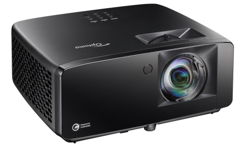 Videoproiectoare laser și cu lampă, pentru orice sală - Videoproiector Dual Laser OPTOMA UHZ36STe Short Throw, 4K UHD 3840 x 2160, 4000 lumeni ANSI, contrast 500000:1, 30.000 ore, HDMI/LAN