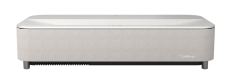 Videoproiectoare laser și cu lampă, pentru orice sală - Videoproiector Epson Lifestudio Grand Plus EH-LS970W Sound by Bose Google TV, 4000 lumeni ANSI, contrast 5000000:1, 3LCD sursă laser, ultra short throw, 20.000 ore