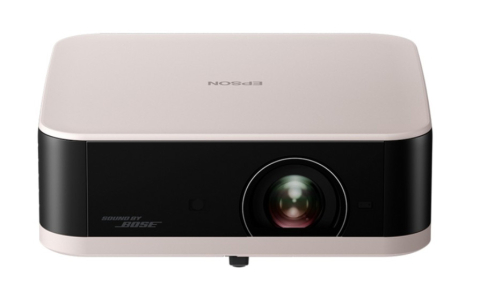 Videoproiectoare laser și cu lampă, pentru orice sală - Videoproiector inteligent portabil Epson Lifestudio EF-61R Sound by Bose GoogleTV roz, Full HD 1920 x 1080, 700 lumeni ANSI, contrast 5000000:1, 3LCD, 20.000 ore