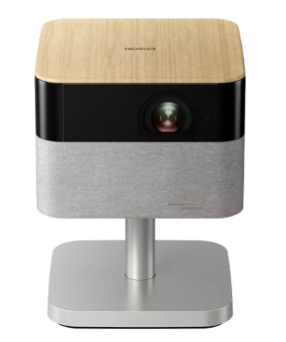 Videoproiectoare laser și cu lampă, pentru orice sală - Videoproiector inteligent portabil Epson Lifestudio Flex EF Sound by Bose GoogleTV, 4K UHD 3840 x 2160, 1000 lumeni ANSI, contrast 5000000:1, 3LCD lampă, 20.000 ore, cod V11HB76640