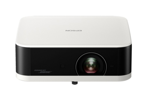 Videoproiectoare laser și cu lampă, pentru orice sală - Videoproiector inteligent portabil Epson Lifestudio Pop EF-61W Sound by Bose GoogleTV, Full HD 1920 x 1080, 700 lumeni ANSI, contrast 5000000:1, 3LCD, 20.000 ore
