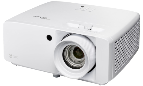Videoproiectoare laser și cu lampă, pentru orice sală - Videoproiector Laser Miracast Wireless Optoma ZK551 IP6X, 4K UHD 3840 x 2160, 5100 lumeni ANSI, contrast 3000000:1, 30.000 ore, HDMI/Wi-Fi/LAN