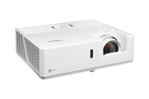 Videoproiectoare laser și cu lampă, pentru orice sală - Videoproiector laser OPTOMA ZK708T, 4K UHD 3840 x 2160, 7000 lumeni ANSI, contrast 300000:1, 30.000 ore, HDMI/LAN