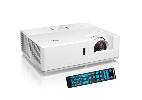 Videoproiectoare laser și cu lampă, pentru orice sală - Videoproiector laser OPTOMA ZU707T, 1920 x 1200, 7000 lumeni ANSI, contrast 300000:1, 30.000 ore, HDMI/Wi-Fi/LAN