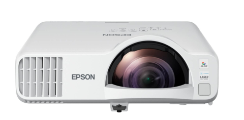 Videoproiectoare laser și cu lampă, pentru orice sală - Videoproiector Laser ST EPSON EB-L210SF 4.000 de lumeni Wifi încorporat Miracast, Full HD 1920 x 1080, contrast 2500000:1, 30.000 ore, HDMI/Wi-Fi/LAN, alb