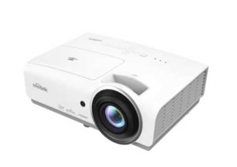 Videoproiecție: videoproiectoare, ecrane și accesorii - Videoproiector portabil cu luminozitate mare Vivitek DH856e, Full HD 1920 x 1080, 5000 lumeni ANSI, contrast 15000:1, DLP, 5.000 ore, HDMI/Wi-Fi/LAN