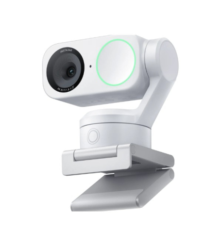 Videoconferință - Webcam Insta360 Link 2 speaker Ai - Face Tracking noise cancelling Model : CINSABNB SKU : LINK210, 4K UHD 3840 x 2160, 2 microfoane, USB-C, alb