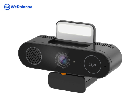 Camere de videoconferință PTZ și all-in-one - Webcam Personal Office Mini 2 5.0 Mega-pixel(2K) speaker Ai Face Tracking WeDoInnov SEEUPMINI2, 2560 x 1440, captare voce 3-5 m, 2 microfoane