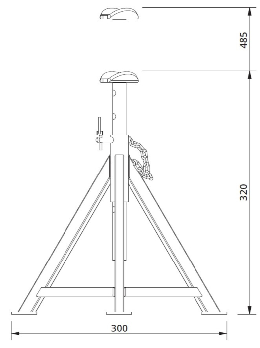SUPORT DE AXĂ CU EXTENSIE CU ȘURUB, 12 TONE [2]