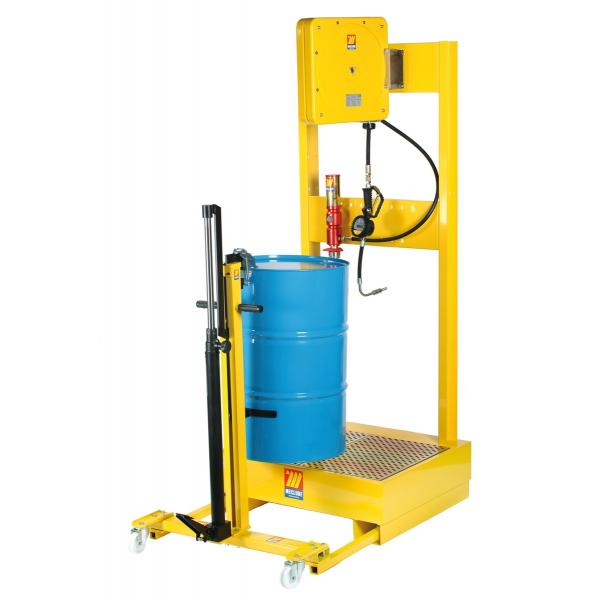 CĂRUCIOR ELEVATOR HIDRAULIC PENTRU BUTOAIE DE 180–220 l [3]