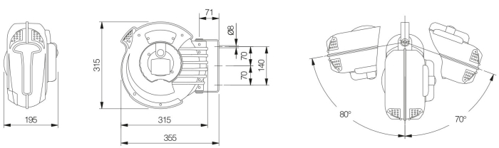 Rolă automată aer-apă, furtun 8 m, interior 10 mm [2]
