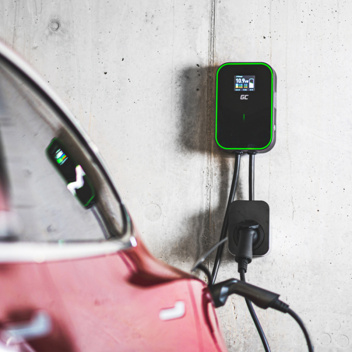Stație Încărcare EV Green Cell GC PowerBox Wallbox 22 kW RFID Type 2 [9]