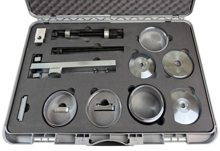 Prese si dispozitive speciale pentru mecanica auto - Scula pentru poziționarea și înlocuirea suportului silent block al transmisiei – VW, AUDI