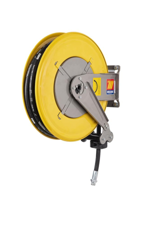 Echipamente de lubrifiere si gresare - TAMBUR AUTOMATIC FIX, CU FURTUN PENTRU AER/APĂ, F-460 Ø 3/8” – 20 m