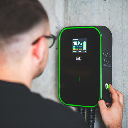 Stație Încărcare EV Green Cell GC PowerBox Wallbox 22 kW RFID Type 2 [6]
