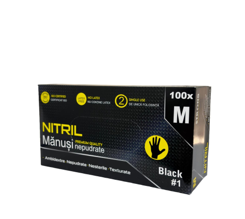 Mănuși examinare nitril - M