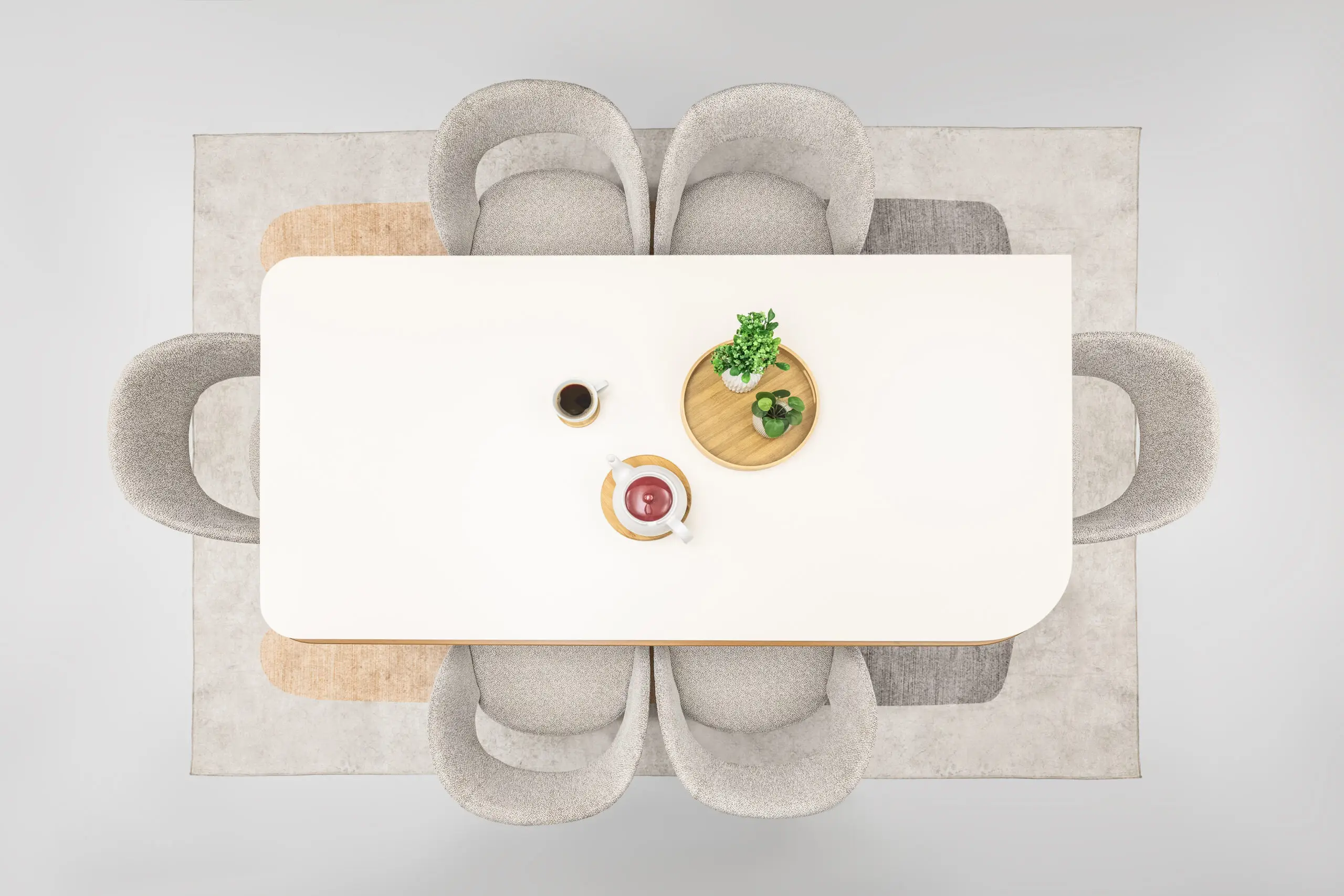 Set masa dining Piano [4]