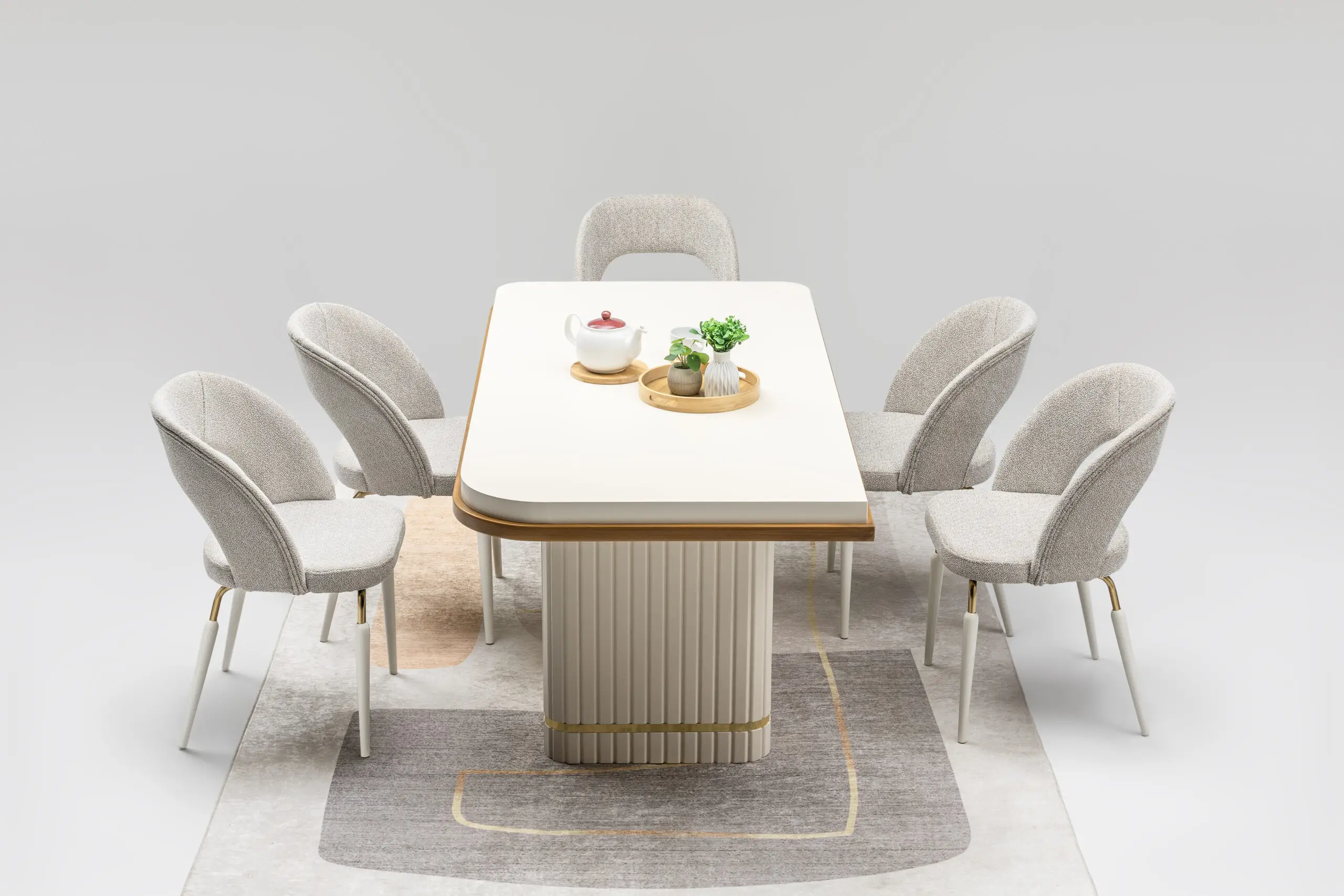 Set masa dining Piano [3]