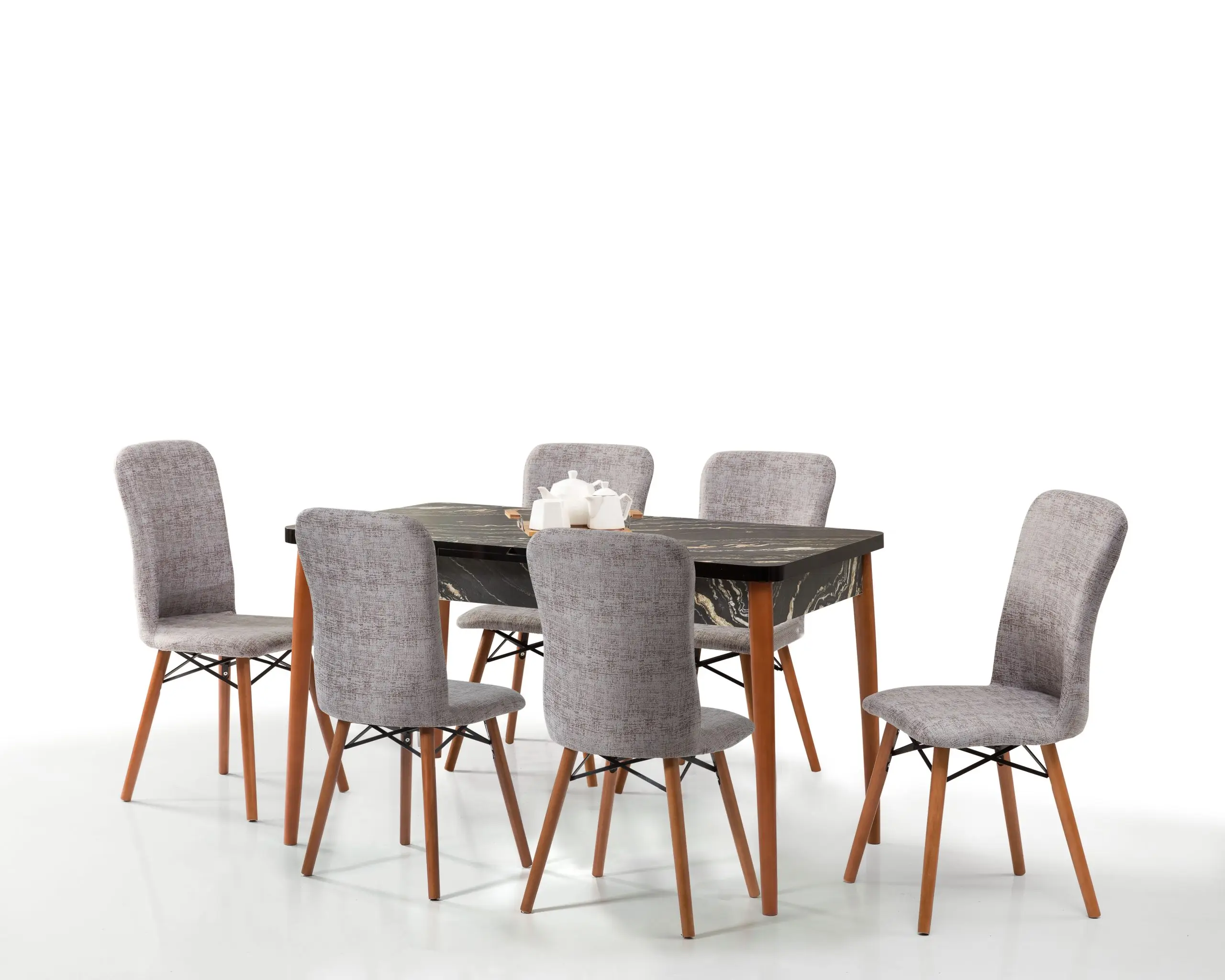Scaune - Set masa extensibila Kemer