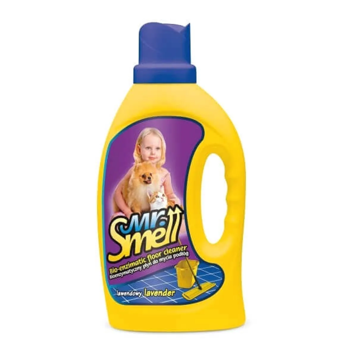Câini - Detergent Pentru Curatat Podele Mr. Smell Lavanda, 1 l