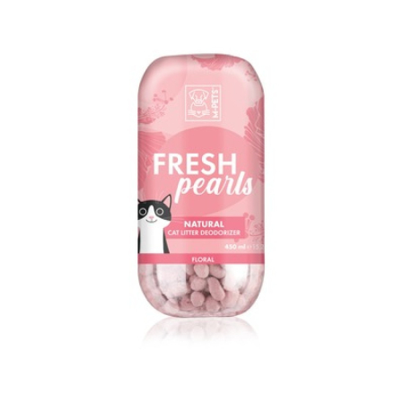 Igienă şi Îngrijire Pisici - Perle odorizante pentru litiera Mpets, Floral, 450 ml