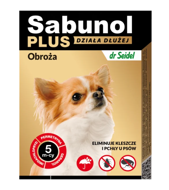 Antiparazitare Externe Câini - Zgarda antiparazitara caini , Sabunol Plus talie mica , 35 cm