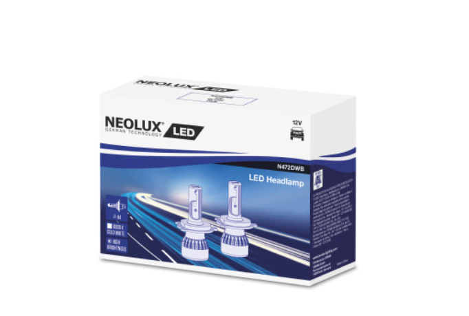 Set 2 LED-uri H4 Neolux 12V 13/13W 6000K [3]