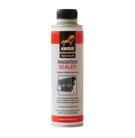 Solutii curatare componente mecanice - Aditiv Antiscurgere Radiator KROSS Radiator Sealer 250 ml – Stop Pierderi Antigel și Etanșare Sistem Răcire