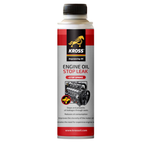 Aditivi - Aditiv Antiscurgere Ulei KROSS Oil Stop Leak & Anti-Fum 250 ml – Reduce Consumul de Ulei și Fumul Albastru