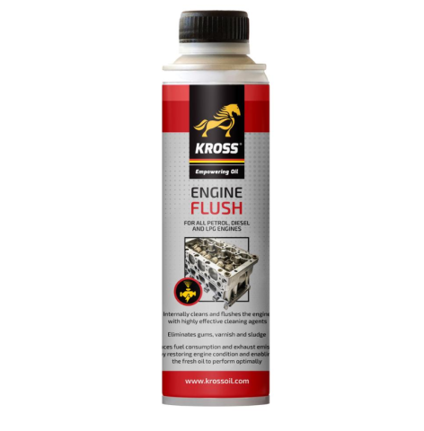 Aditivi - Aditiv Curățare Motor KROSS Engine Flush 250 ml – Soluție Spălare Internă Motor înainte de Schimbul de Ulei