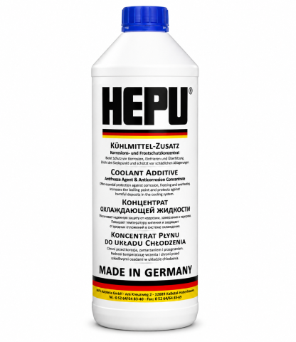 Antigel - Antigel concentrat Hepu G11, Albastru, 1.5L