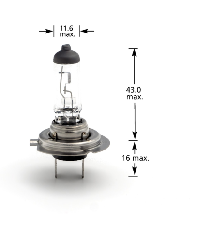 Bec H7 CarGuard 12V 55W +30% [1]