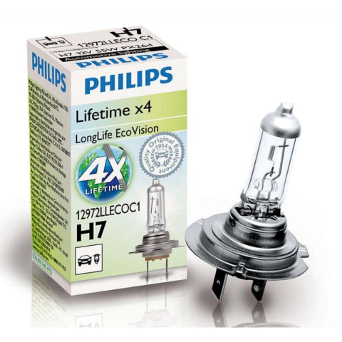 Halogen - Bec H7 Philips Long Life Eco cutie 1 buc.