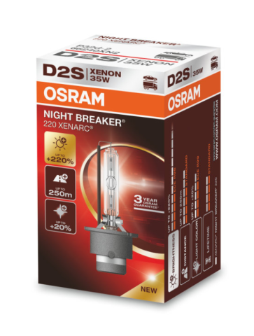 Xenon - Bec Xenon D2S OSRAM Night Breaker Laser 35W +200% 4500K