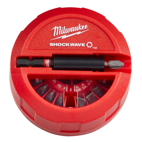 Echipamente Service - Biti Shockwave Set 15 Bucati Milwaukee
