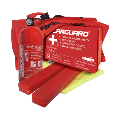 Kituri siguranta - Kit sigurantă auto obligatoriu R.A.R - Stingator cu Manometru