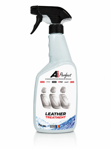 Intretinere Auto - Leather Treatment 750 ml – Soluție pentru Curățarea, Hidratarea și Protejarea Pielii Auto