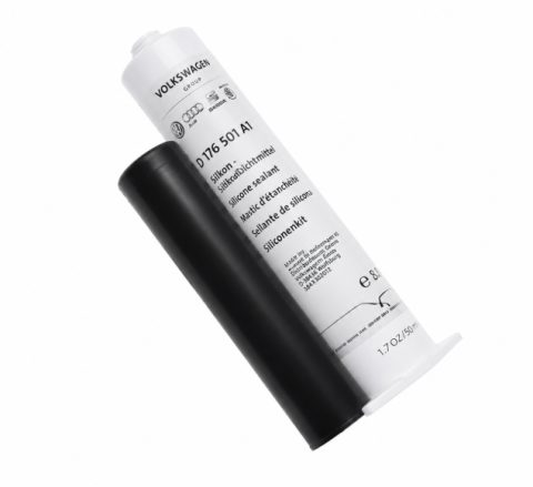 Etansanti Auto - Pasta Siliconica Etansare VW Group Original 50ml – Silicon Negru, Rezistent -55°C / +200°C, Capac Chiulasa si Baie Ulei, VW Audi Skoda Seat