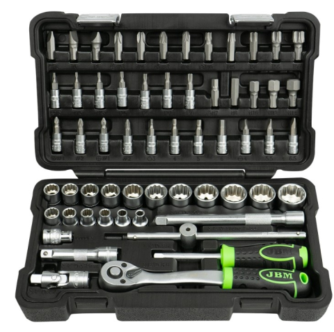 Echipamente Service - Trusa Chei Tubulare 12 Fete JBM 3/8" 59 Piese