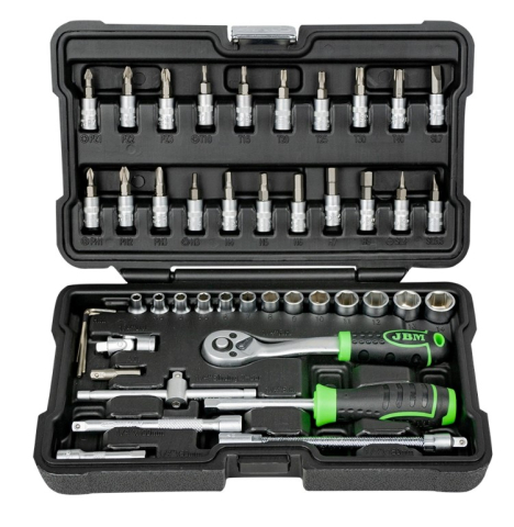 Truse de Scule - Trusă Tubulare Hexagonale JBM 46 Piese 1/4"