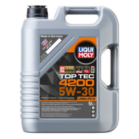 5W40 - Ulei Motor Liqui Moly Top Tec 4200 5W-30 5L VW 504.00/507.00 BMW LL-04 Full Sintetic