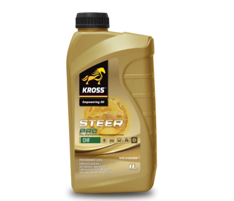 Ulei Servodirectie - Ulei servodirecție Kross Premium CHF Fluid, verde, 1L – Opel, Porsche, BMW, Volvo, Volkswagen, MAN