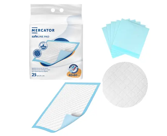 Aleze Absorbante 40 x 60 cm SafeLine  1 leu / buc, 25 Buc / pachet [2]