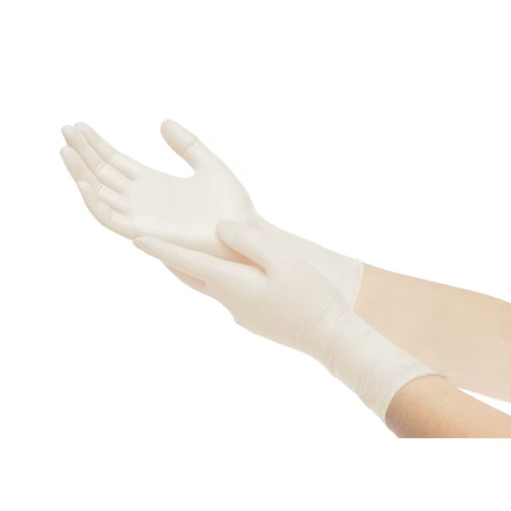 Manusi chirurgicale sterile, Mercator Santex Powdered, latex, marimea  6.5 / 1 pereche [3]