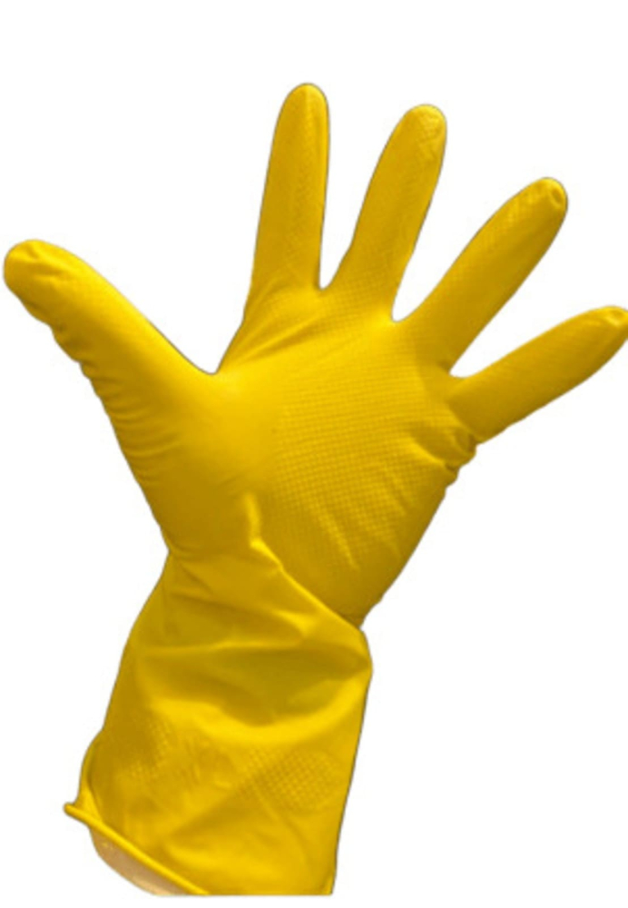 Mănuși de menaj Mercator M galbene texturate [2]