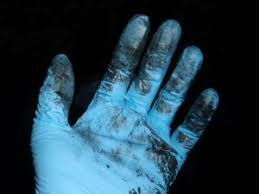 Set 100 Mănuși medicale Nitrylex Classic, nitril, fără pudră, albastre, mărimea L [3]