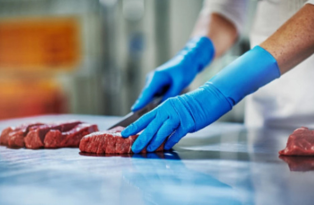 Mănuși nitril texturate Mercator GoGrip, mecanic/auto, albastre, mărimea M [9]