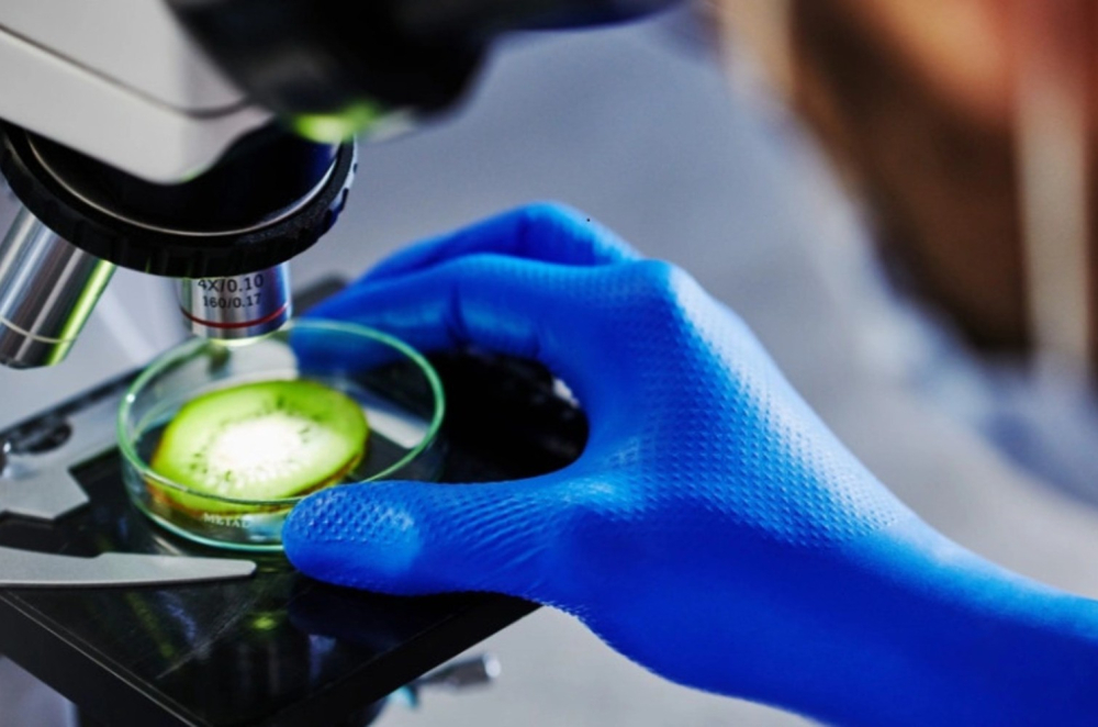 Mănuși nitril texturate Mercator GoGrip, mecanic/auto, albastre, mărimea M [10]