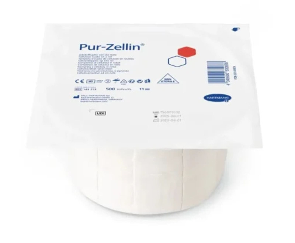 Pur-Zellin Hartmann – tampoane din celuloză 4 × 5 cm, 500 bucăți [2]
